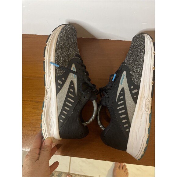 Brooks Range 2 Sneakers Womens Size 10 Black Running Shoes Athletic Lace Up - Picture 6 of 9